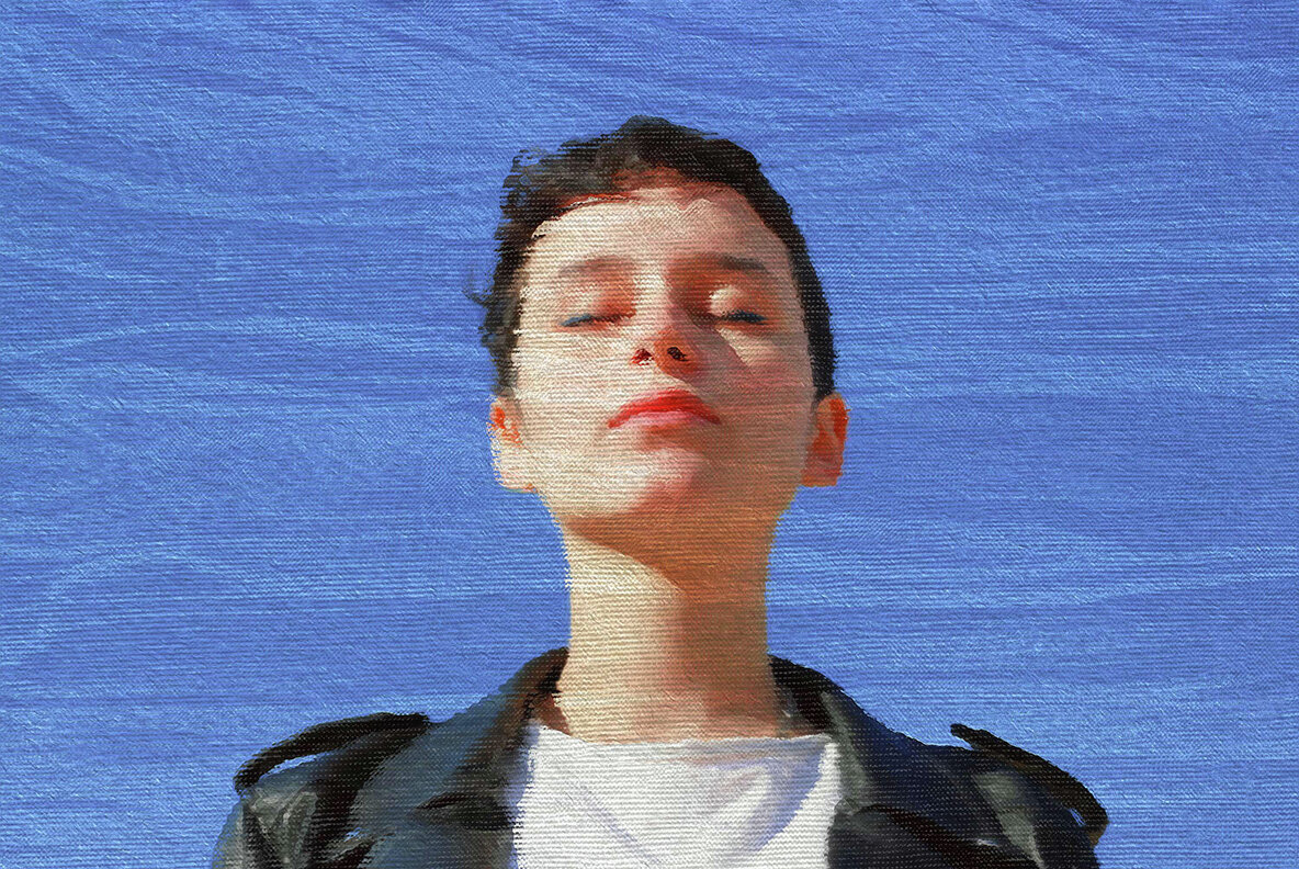 Oil Canvas Photo Effect 8