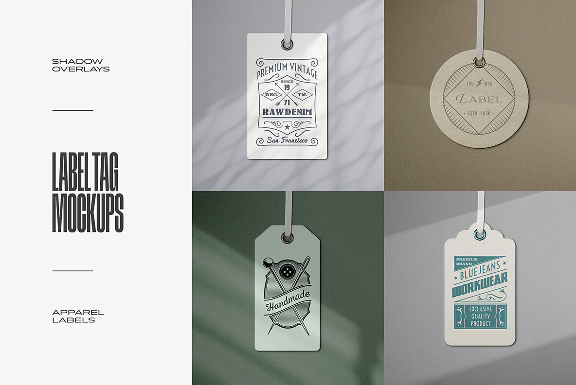 Apparel Tag   Labels Logo Mockups 1