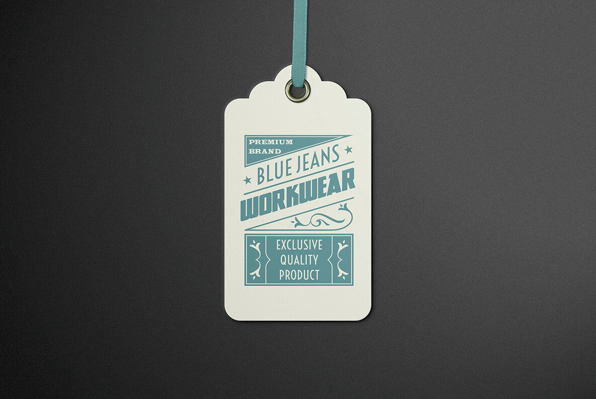 Apparel Tag   Labels Logo Mockups 4