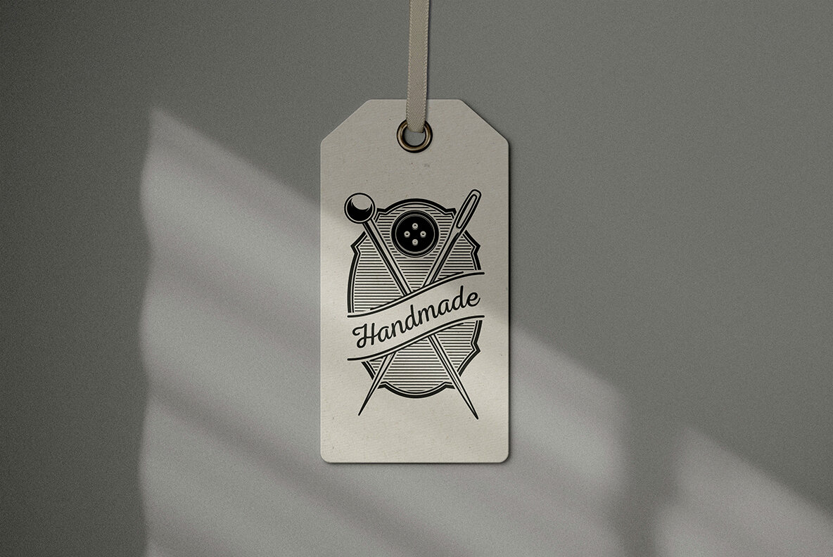 Apparel Tag   Labels Logo Mockups 10