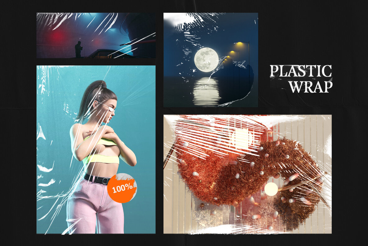 Plastic Wrap Textures 4
