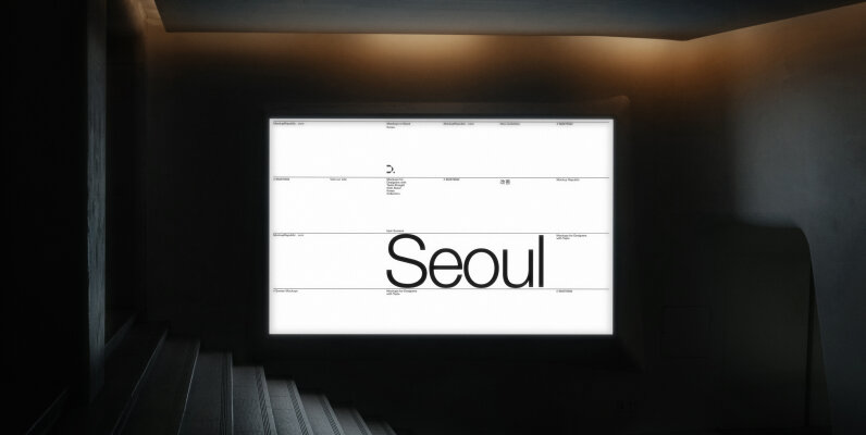Billboard Mockup Seoul Korea 004