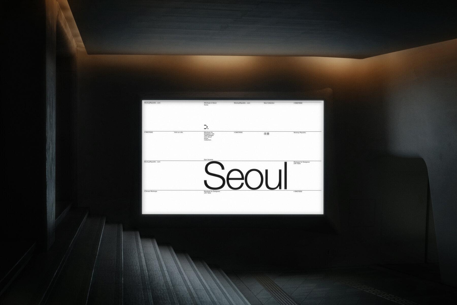 Billboard Mockup Seoul Korea 004 1
