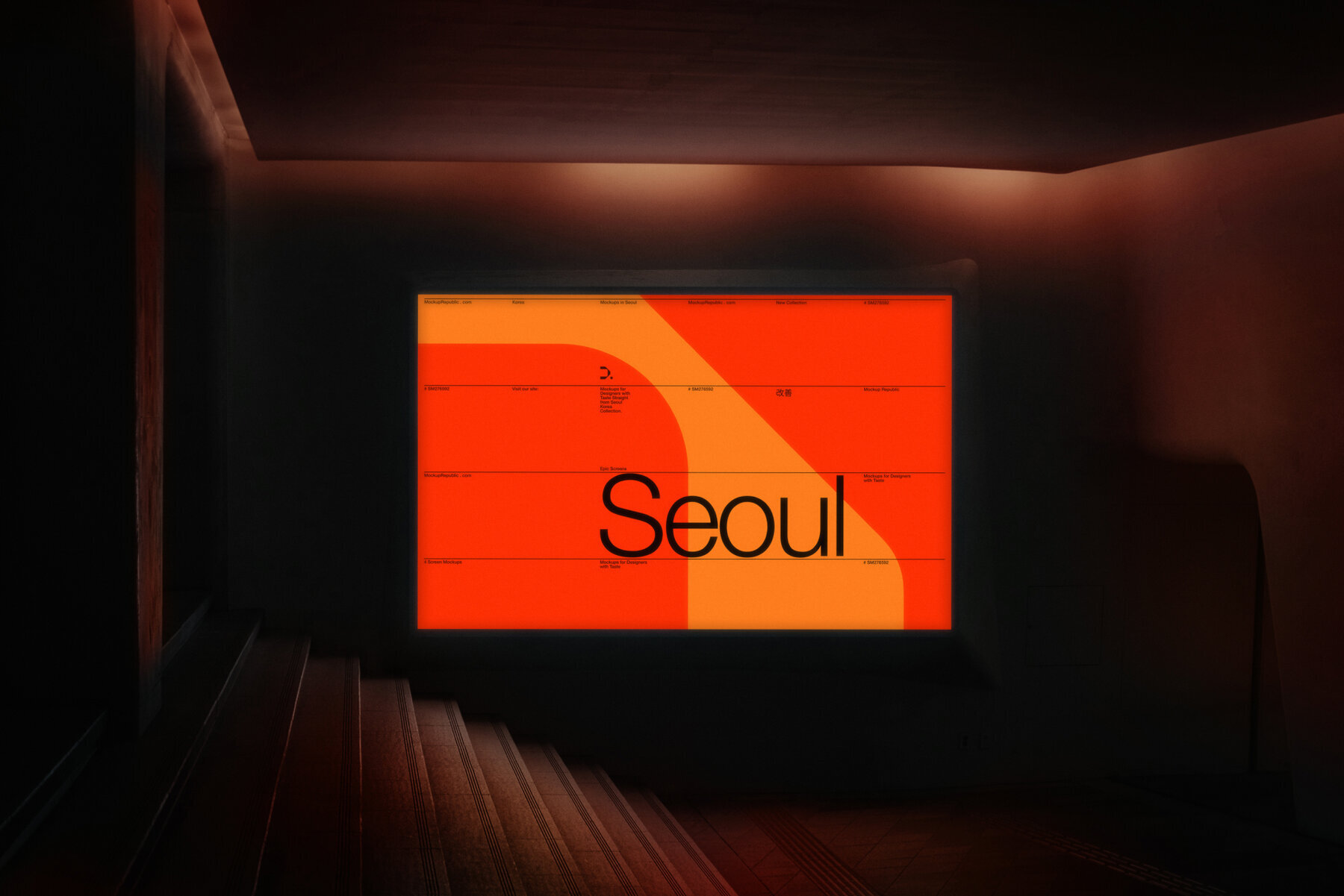 Billboard Mockup Seoul Korea 004 3
