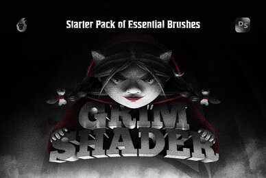 Grim Shader Brushes Starter Pack for Adobe Photoshop