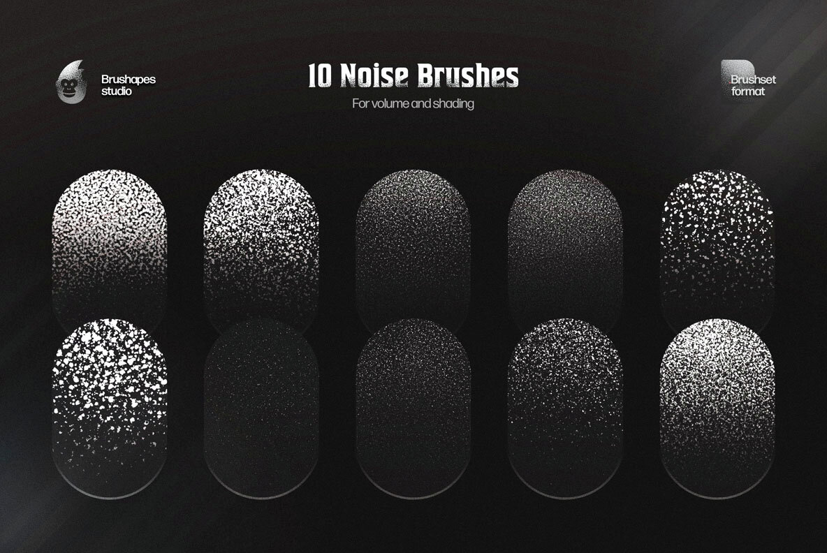 Grim Shader Brushes Starter Pack for Adobe Photoshop 6