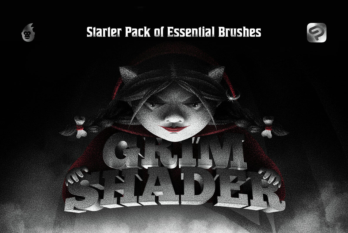 Grim Shader Brushes Starter Pack for Clip Studio Paint 1