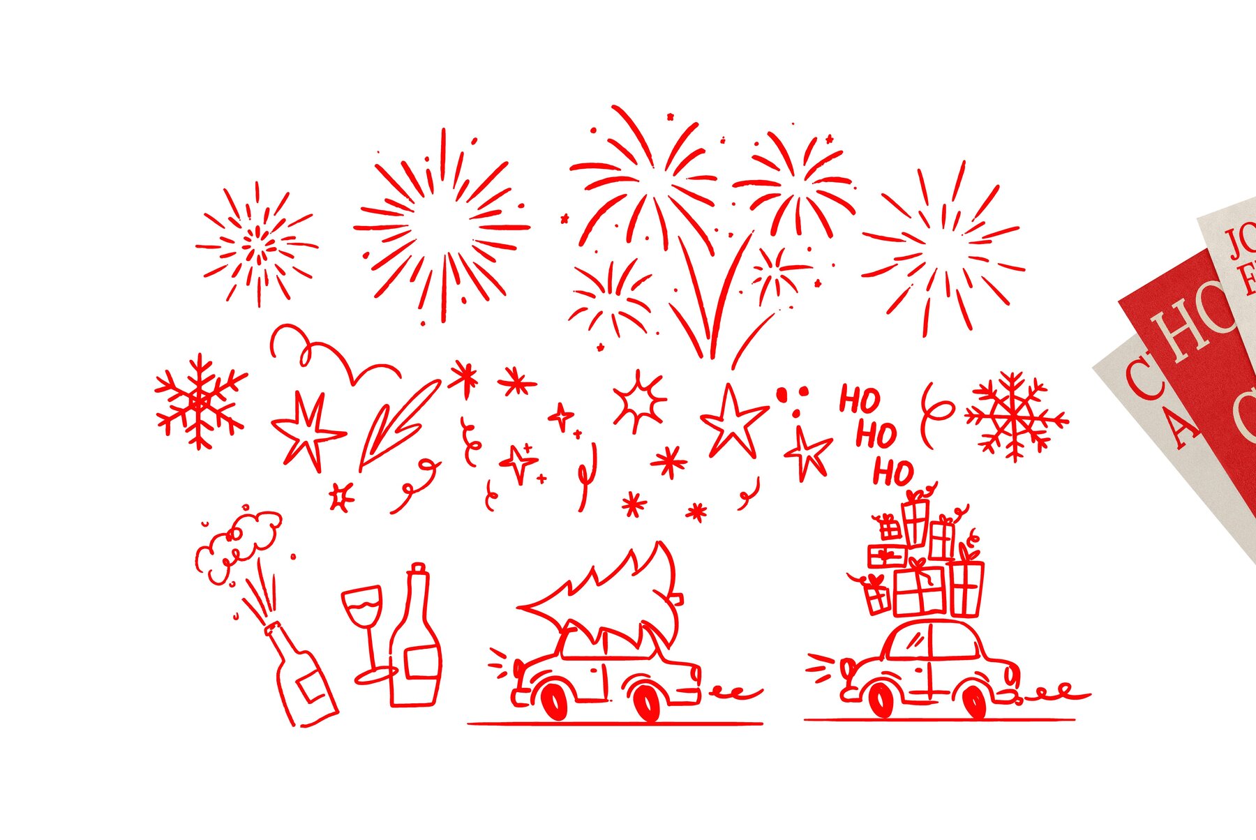 Christmas and New Year   Illustration Bundle 8