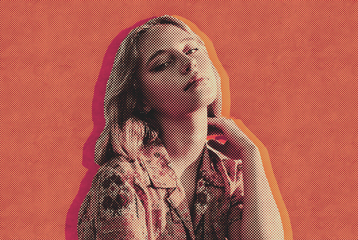 Duotone Halftone Photo Effect 5