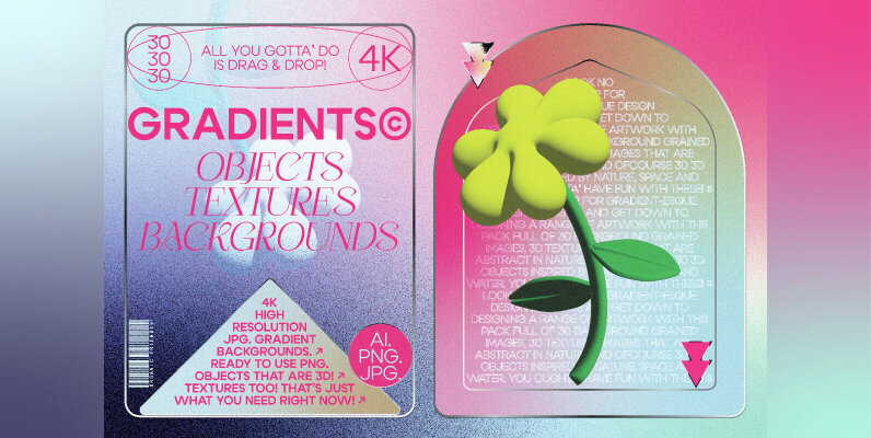 Gradients   Objects Textures Backgrounds