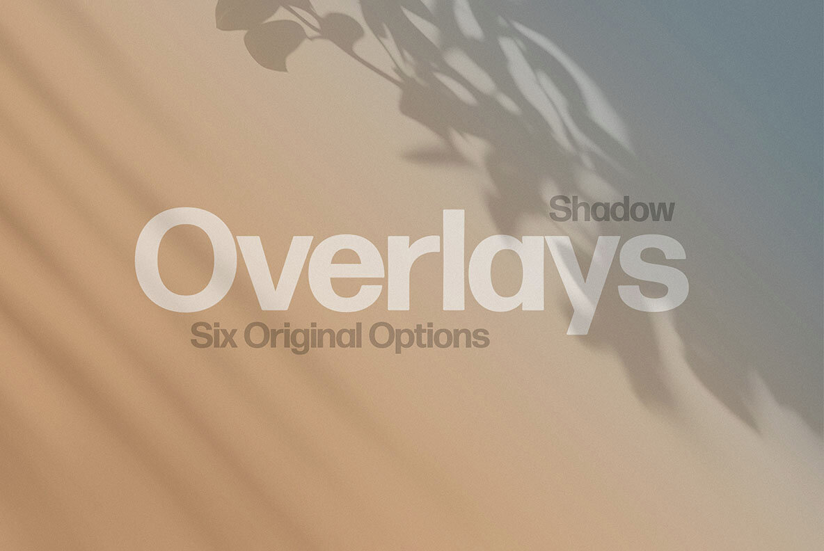 Botanical Shadow Overlays Set 1