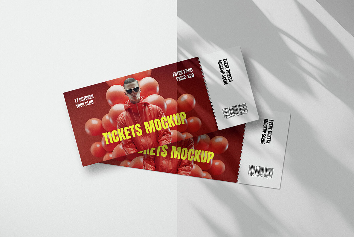 Botanical Shadow Overlays Set 9