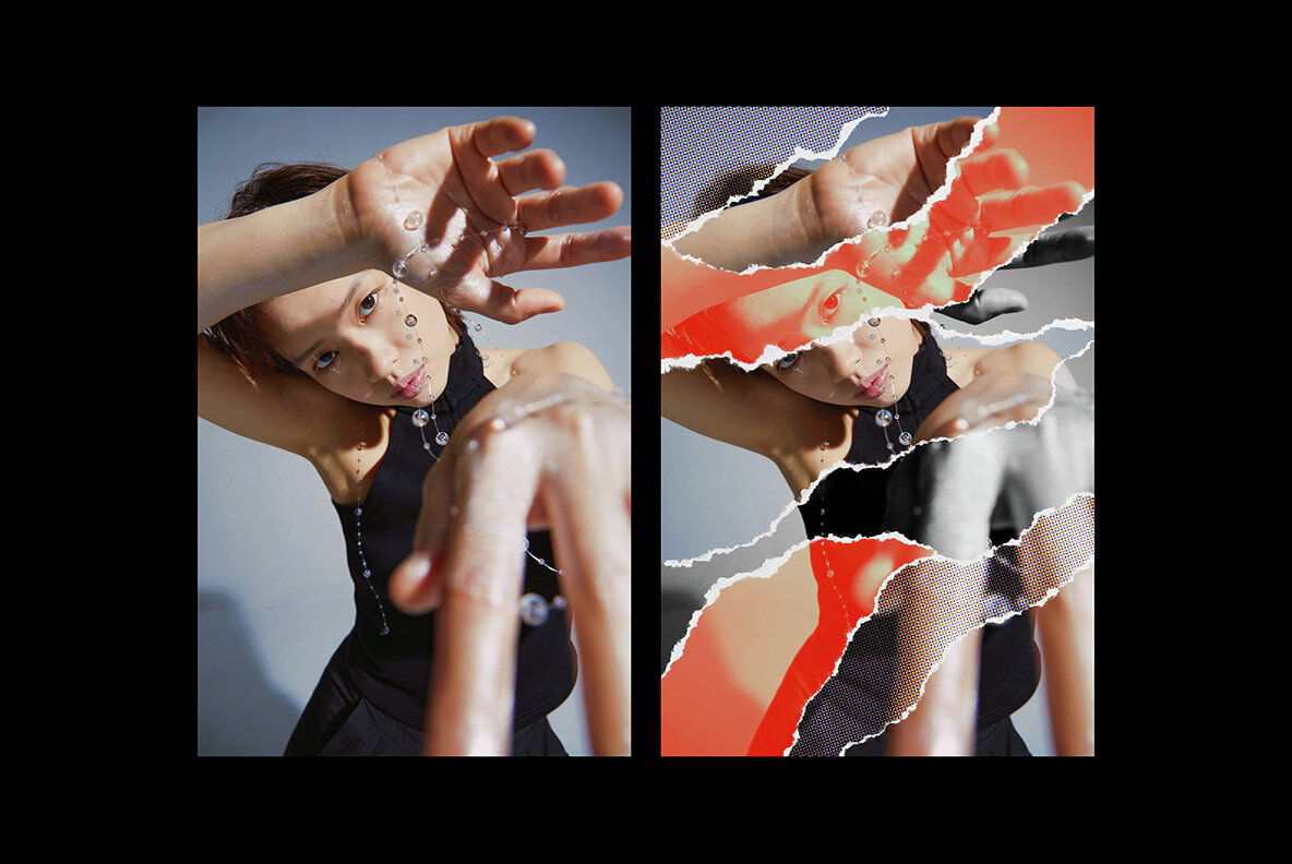 Pop Art Torn Paper Effect 9