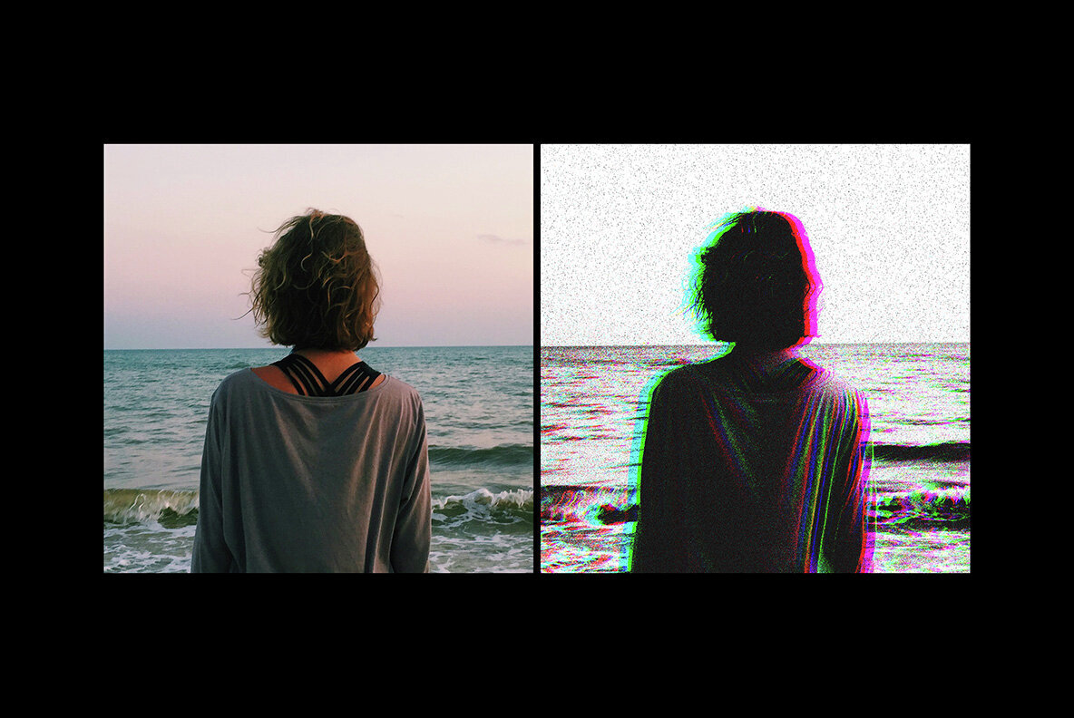 Grain Glitch Photo Effect 3