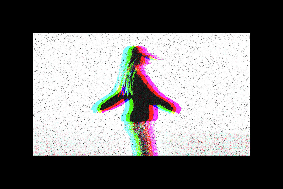Grain Glitch Photo Effect 7