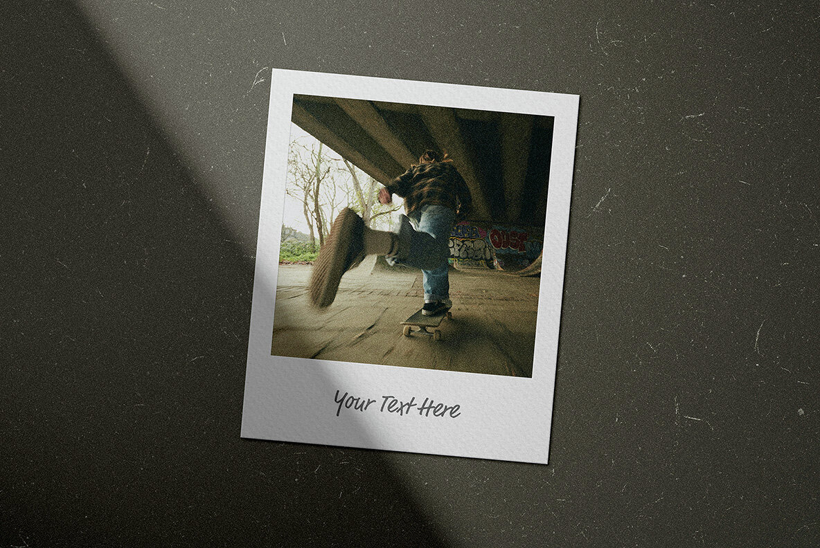 Instant Polaroid Frame Mockups Collection 5