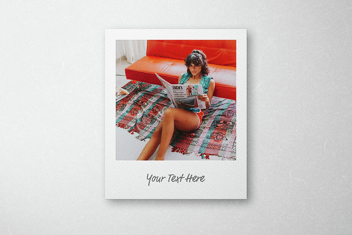 Instant Polaroid Frame Mockups Collection 10