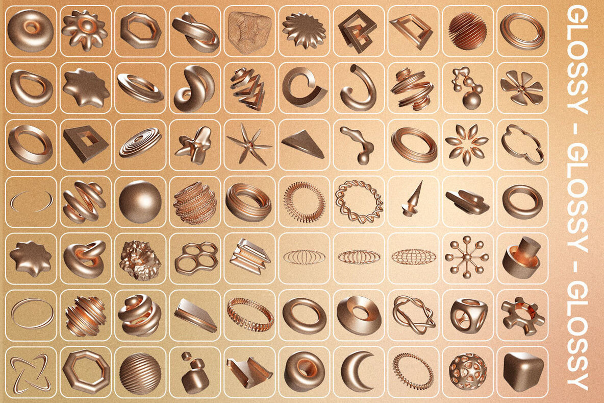 Peachy   3D Objects 5