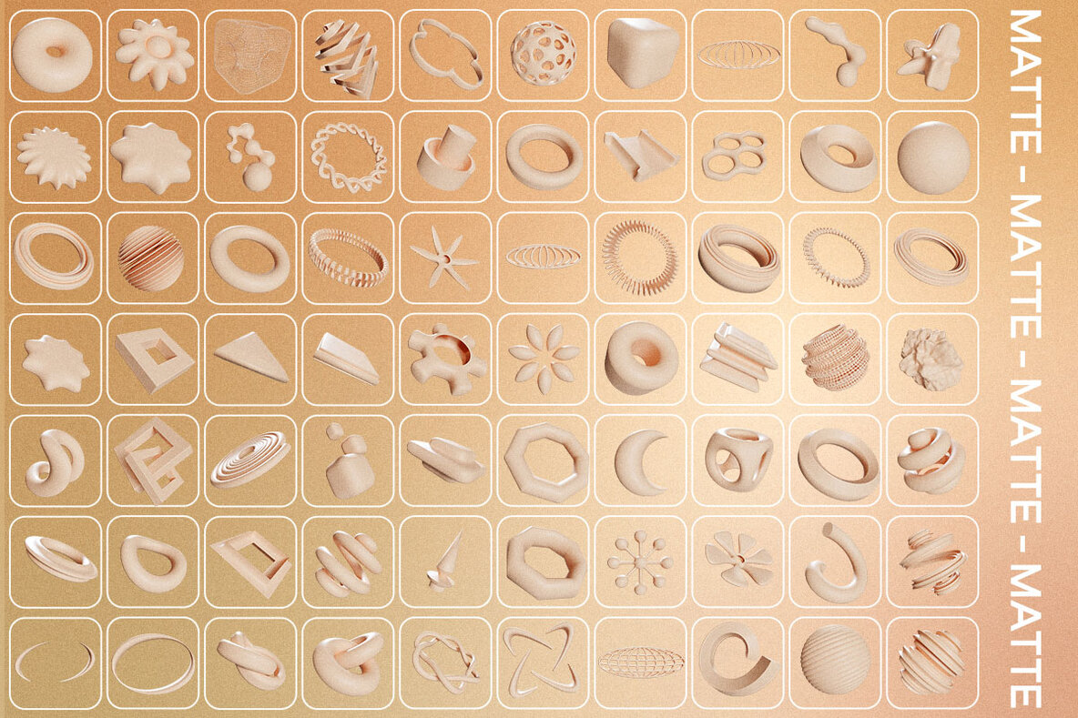 Peachy   3D Objects 6
