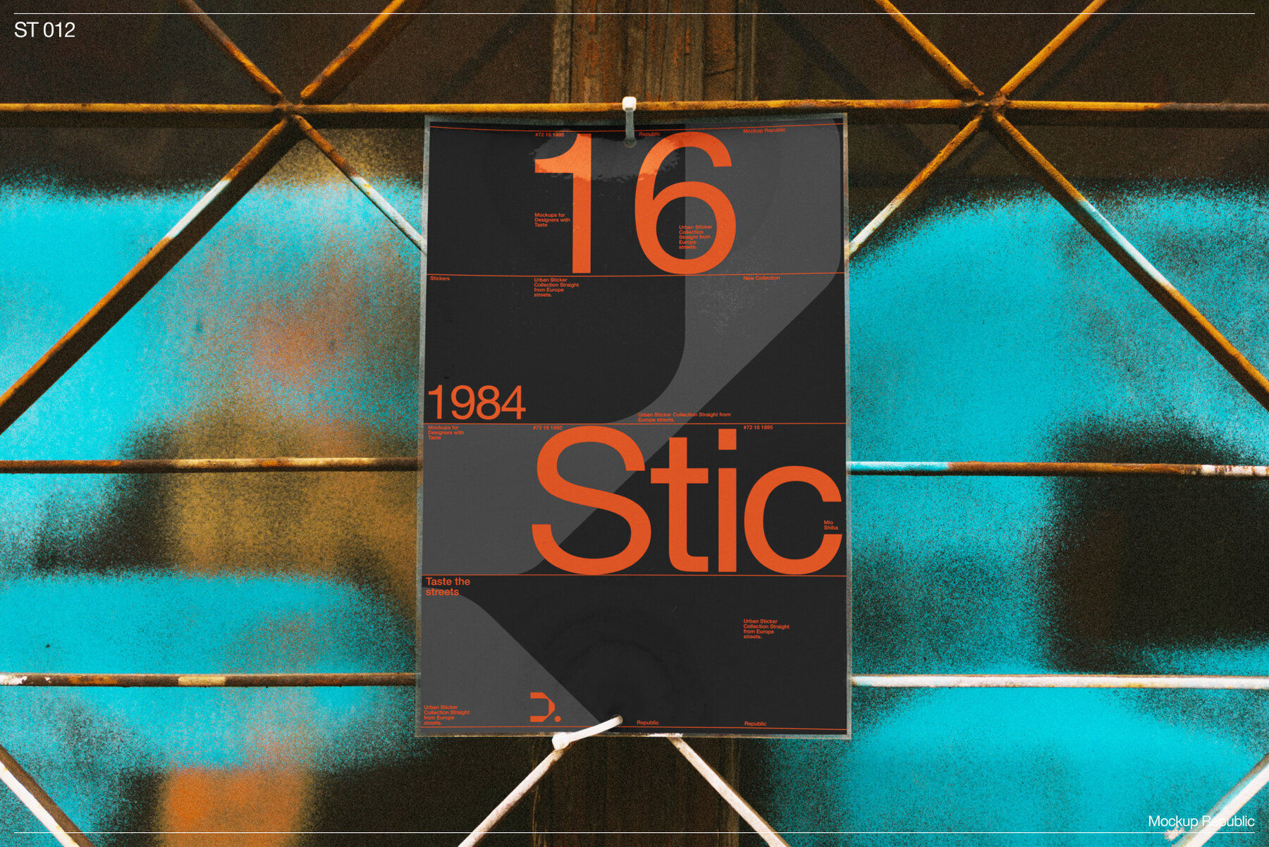 Sticker Mockup 012 3