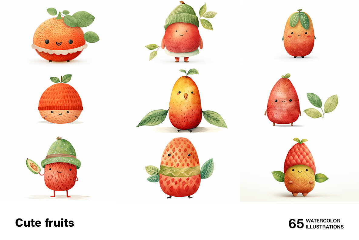 Cute Fruits 4