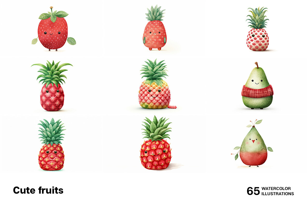 Cute Fruits 6