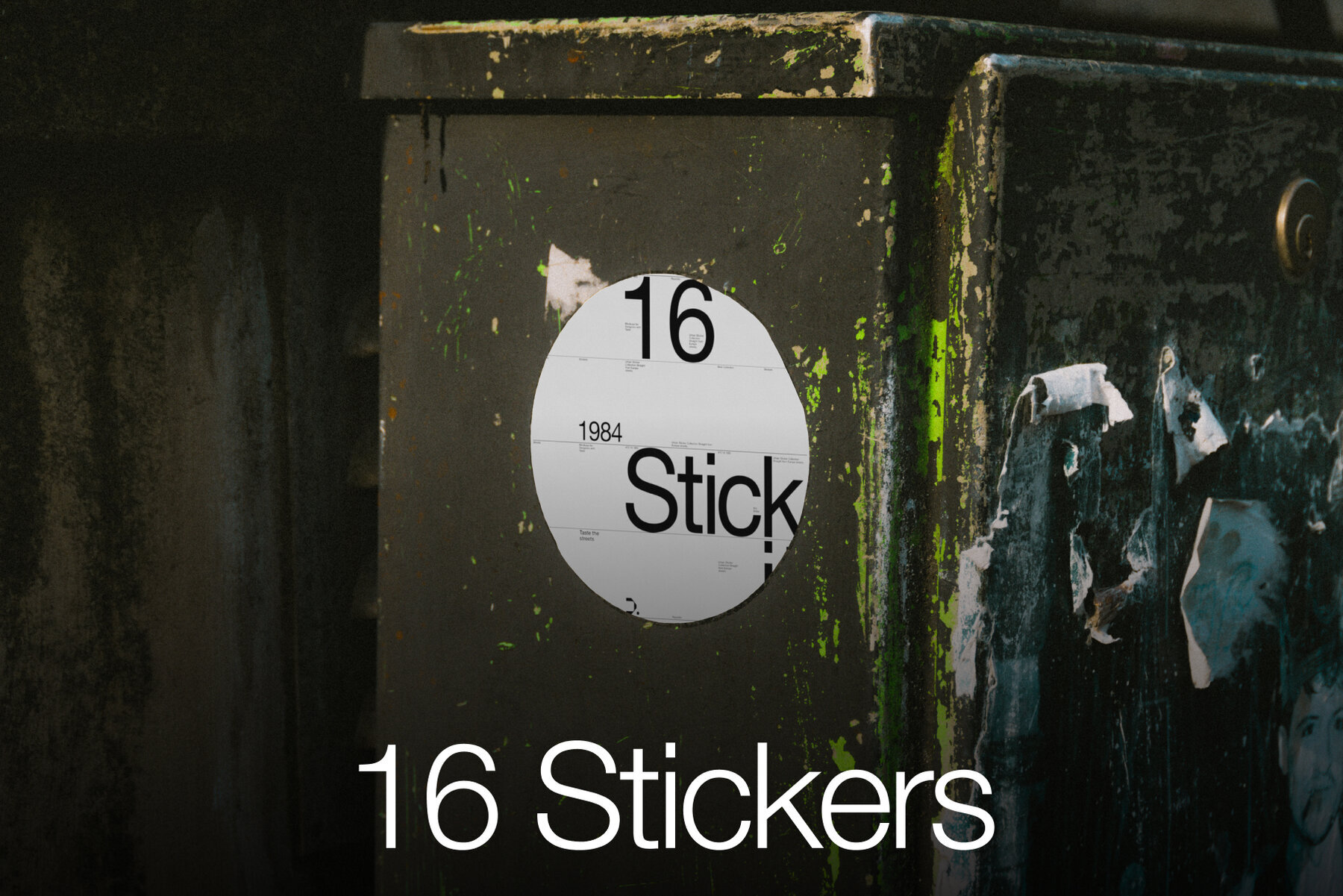 Stickers Mockups Bundle 1