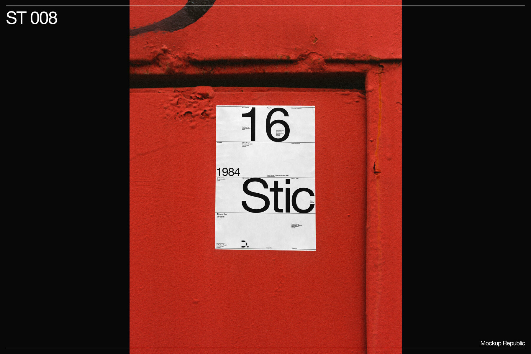 Stickers Mockups Bundle 12