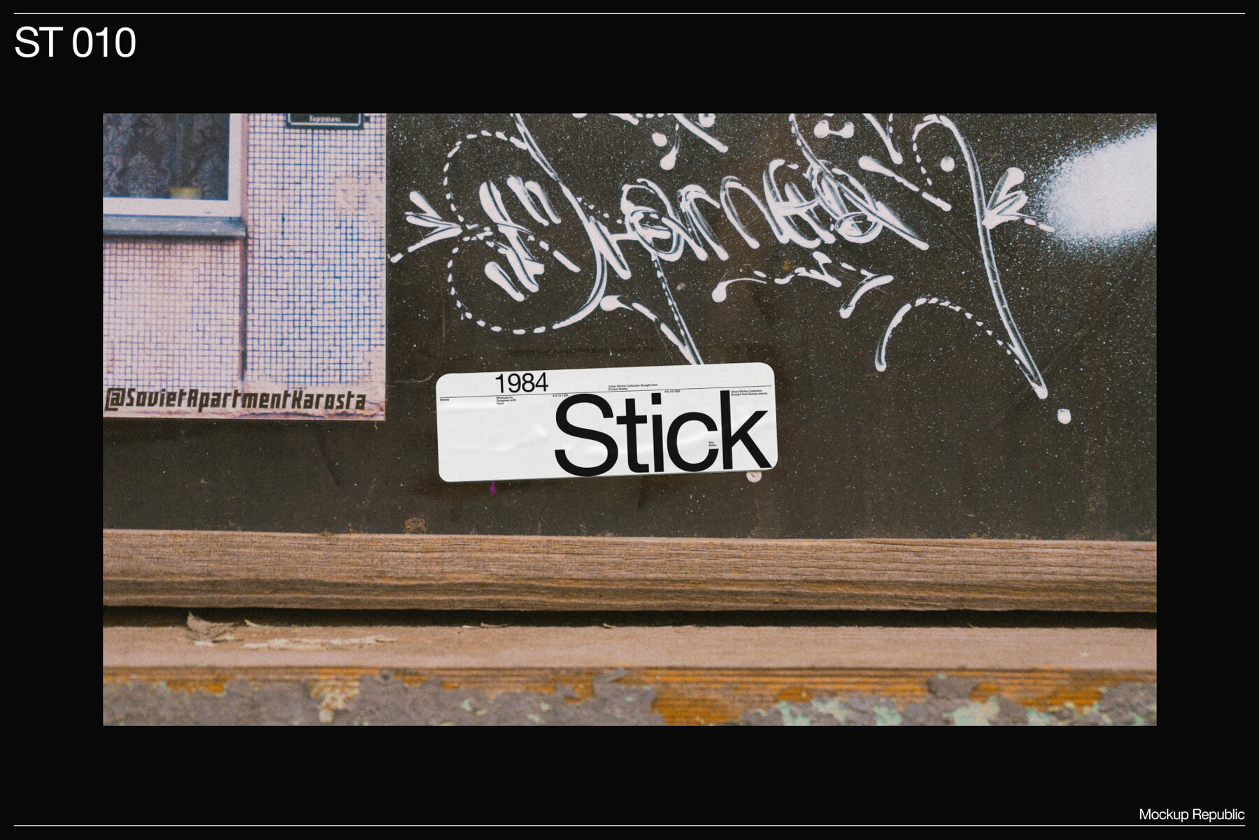 Stickers Mockups Bundle 16