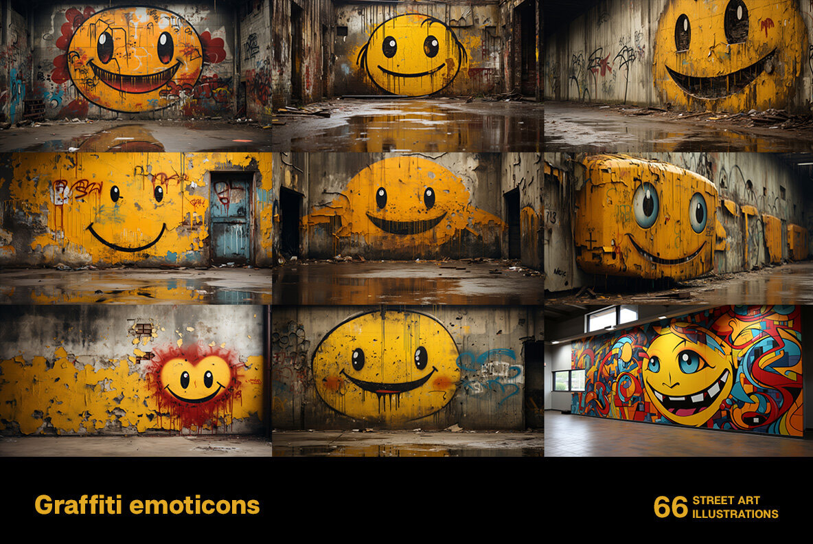 Graffiti Emoticons 3