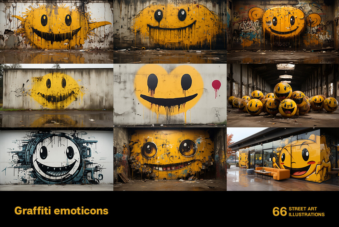 Graffiti Emoticons 4