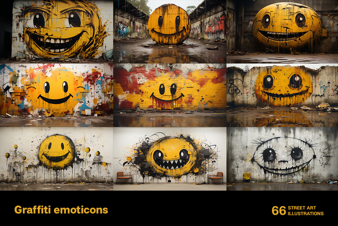 Graffiti Emoticons 5