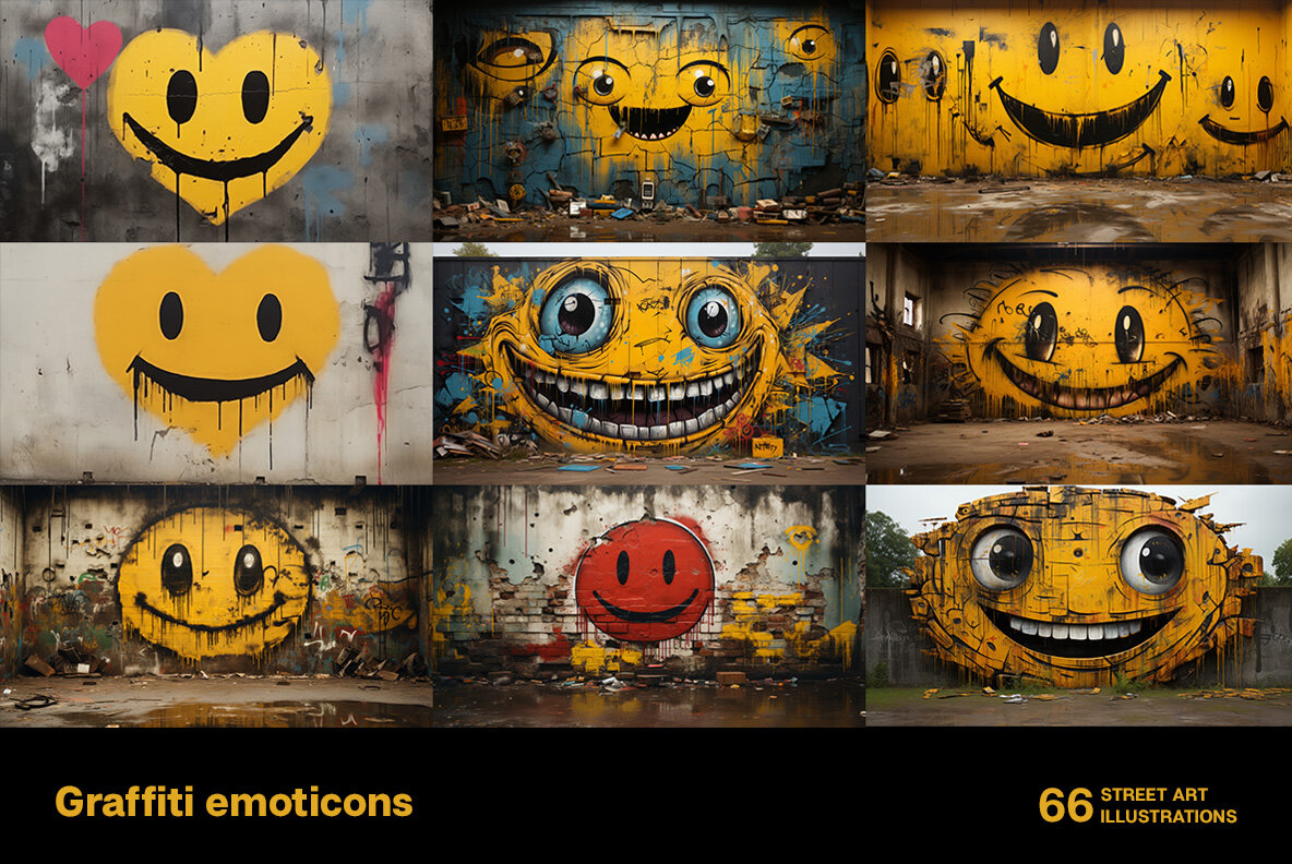 Graffiti Emoticons 7