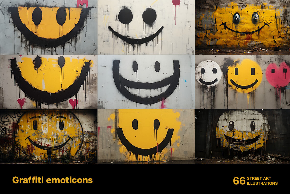 Graffiti Emoticons 8
