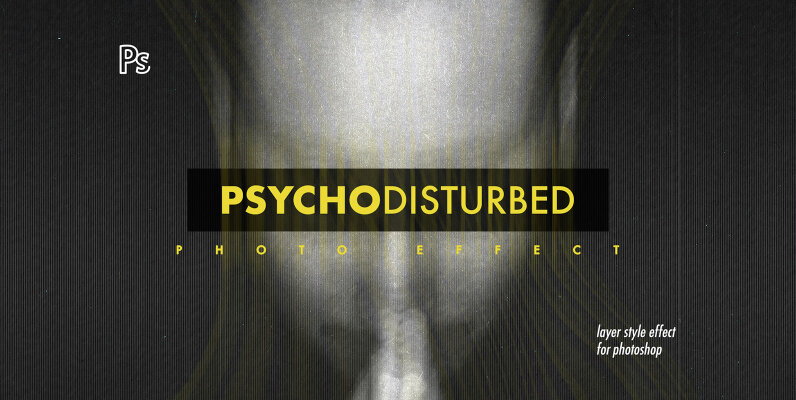 Psycho Disturbed Portrait Photo Effect