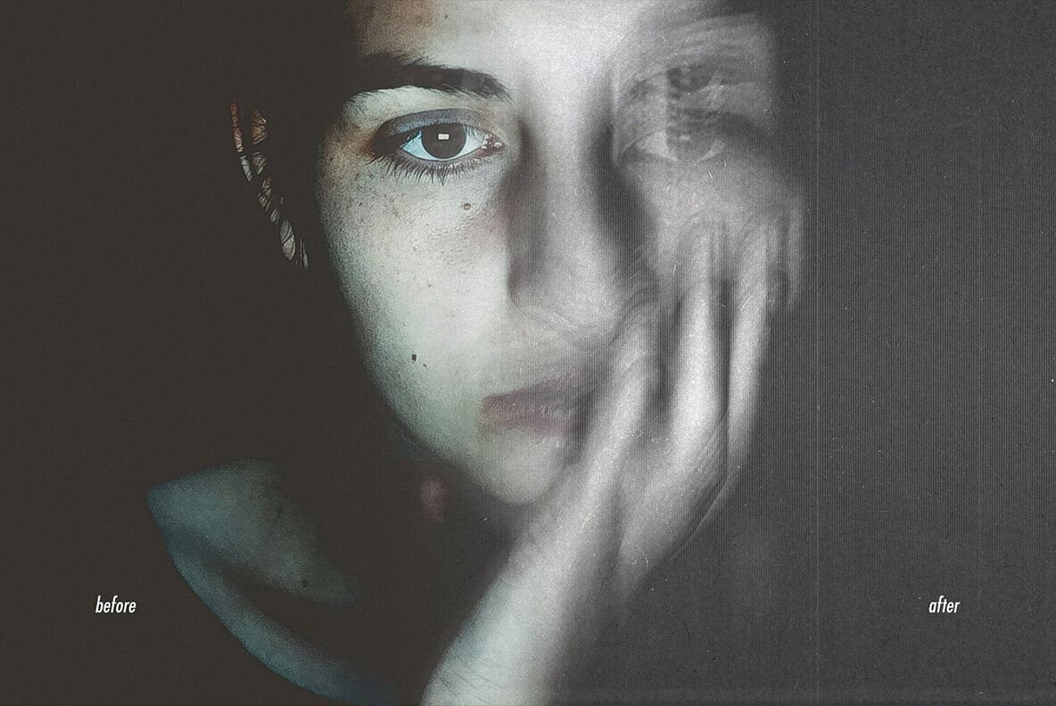 Psycho Disturbed Portrait Photo Effect 2