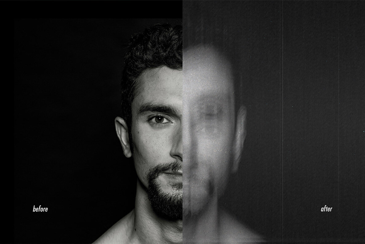 Psycho Disturbed Portrait Photo Effect 7