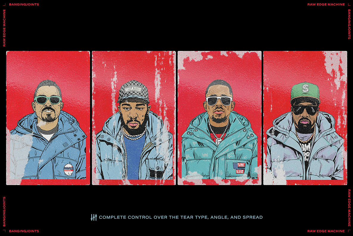 Raw Edge Sticker Poster Machine 4