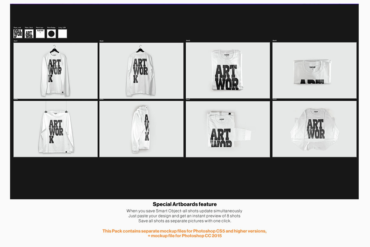 Longsleeve Presentation Mockup 3