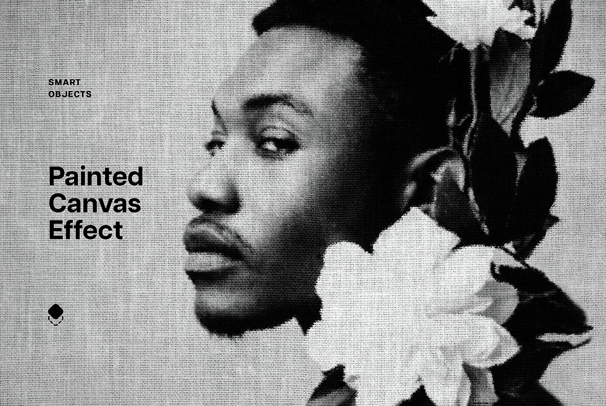 Painted Canvas Photo Effect 1