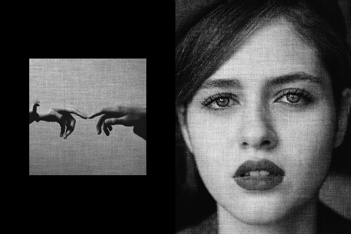 Painted Canvas Photo Effect 4