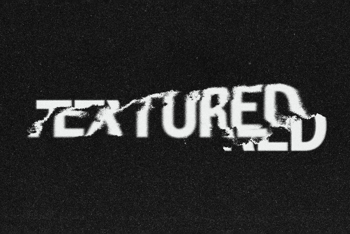 Textured Displace Text Effect 2