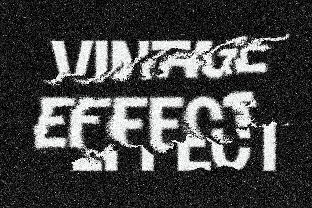 Textured Displace Text Effect 5