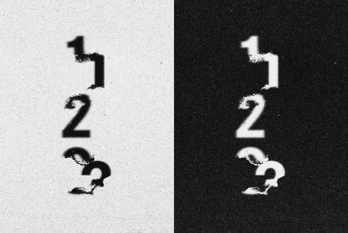 Textured Displace Text Effect 6