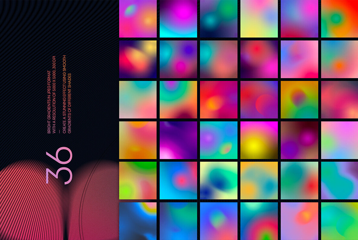 Marmalade Abstract Gradients   Shapes 2