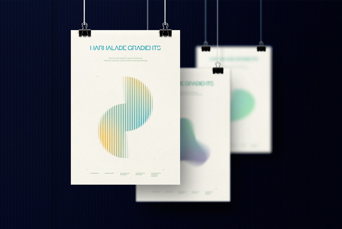 Marmalade Abstract Gradients   Shapes 5