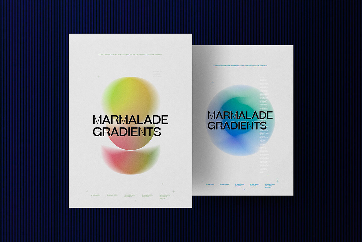 Marmalade Abstract Gradients   Shapes 6