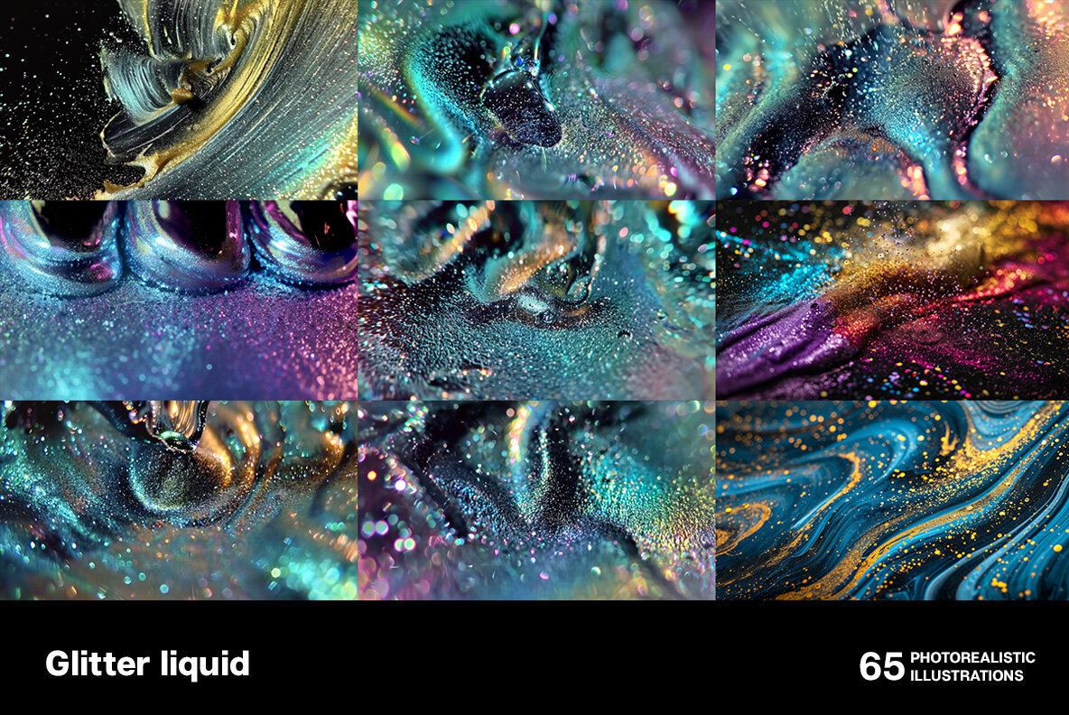 Glitter liquid 3