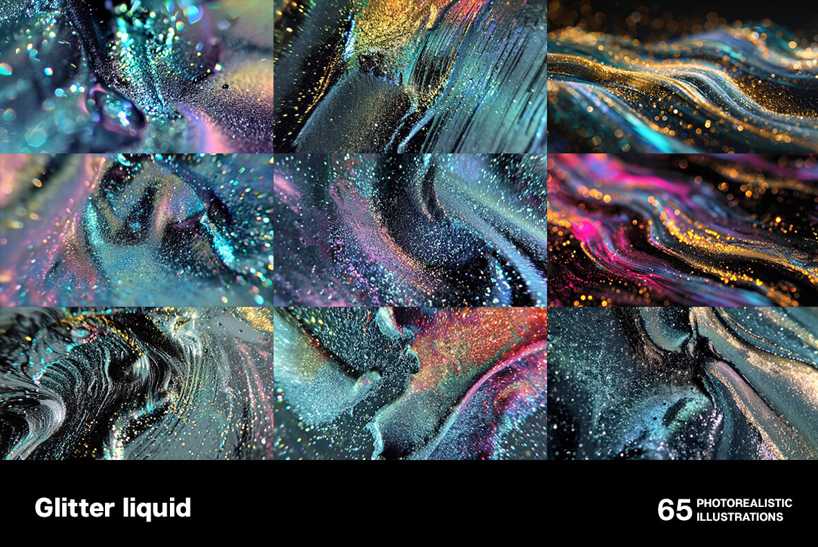 Glitter liquid 4
