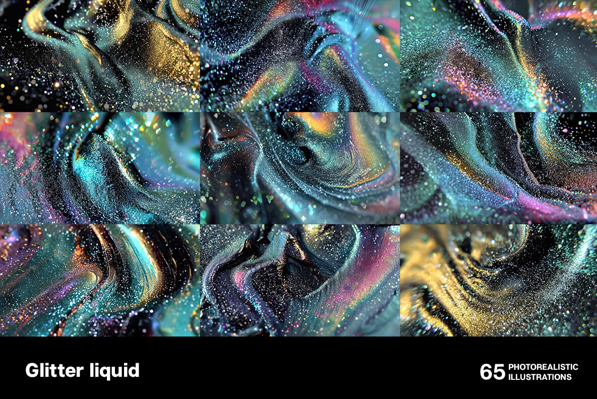 Glitter liquid 6